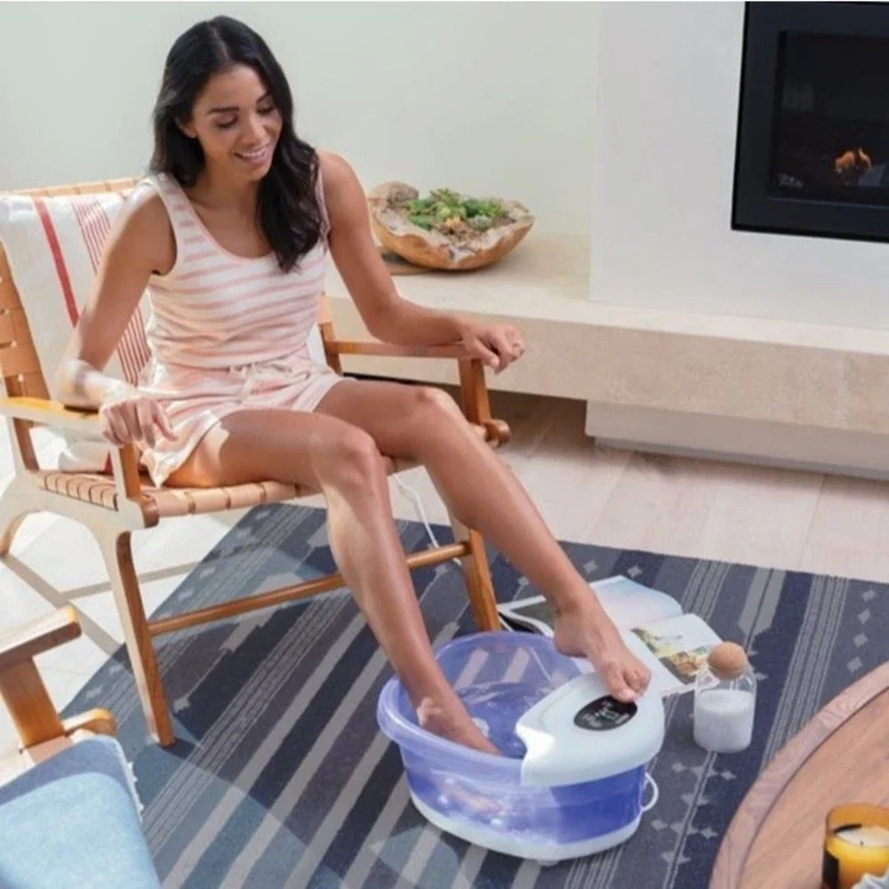 Salt-N-Soak Footbath with Heat Boost foot spa. z244 - Picture 2 of 5